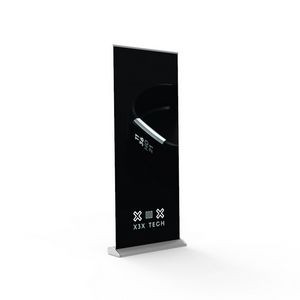 33"x80" Platinum Retractable Banner Stand Single Sided - Vinyl - Graphic Only