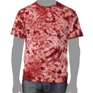 Vat Crinkle Tie-Dye T-Shirt (Crimson Red)