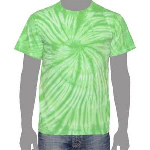 Vat Spiral Tie-Dye T-Shirt (Spring Green)