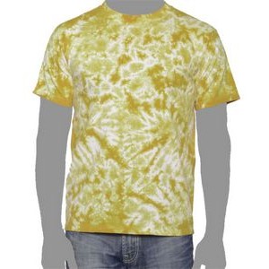 Vat Crinkle Tie-Dye T-Shirt (Old Gold)