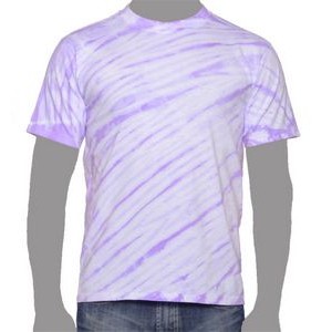 Vat Zebra Tie-Dye T-Shirt (Light Purple)