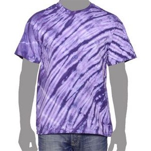 Vat Zebra Tie-Dye T-Shirt (True Purple)