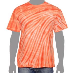 Vat Zebra Tie-Dye T-Shirt (Orange)