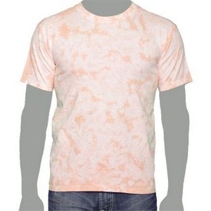 Vat Crinkle Tie-Dye T-Shirt (Peach Orange)