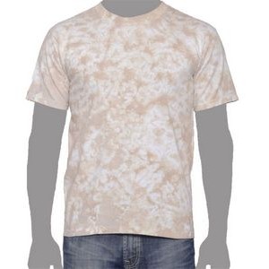 Vat Crinkle Tie-Dye T-Shirt (Khaki)