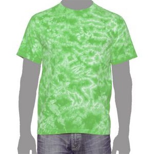 Vat Crinkle Tie-Dye T-Shirt (Spring Green)