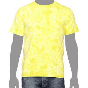 Vat Crinkle Tie-Dye T-Shirt (Yellow)