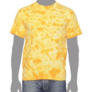 Vat Crinkle Tie-Dye T-Shirt (Gold)