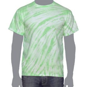 Vat Zebra Tie-Dye T-Shirt (Light Green)
