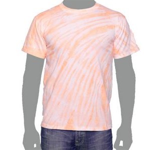 Vat Zebra Tie-Dye T-Shirt (Peach Orange)