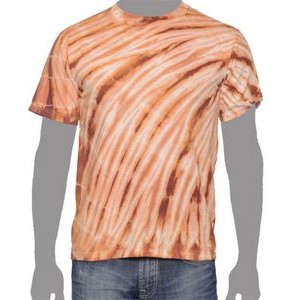 Vat Zebra Tie-Dye T-Shirt (Texas Orange)