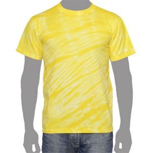 Vat Zebra Tie-Dye T-Shirt (Yellow)