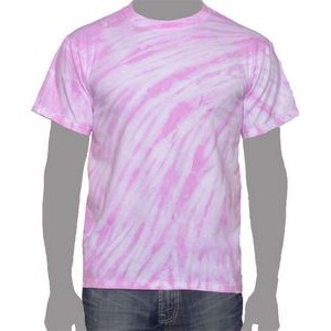 Vat Zebra Tie-Dye T-Shirt (Light Pink)