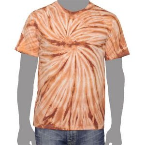 Vat Spiral Tie-Dye T-Shirt (Texas Orange)