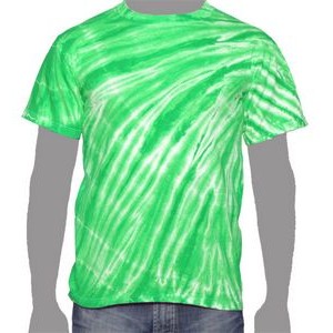 Vat Zebra Tie-Dye T-Shirt (Spring Green)