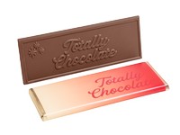 2"x 5" Brand Impact Custom Chocolate Wrapper Bar