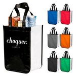 Lola Laminated Tote Bag, 9 1/16''x 12''x 4 3/4'', Non-Woven
