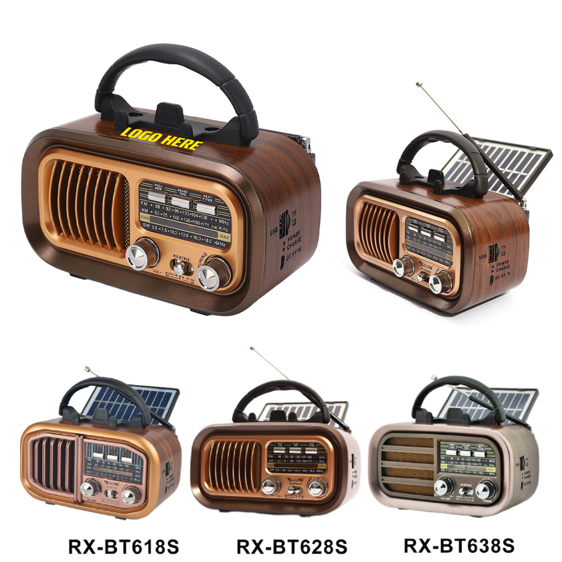 Rxbt Retro Radio Solar Speaker Bluetooth - Speakers