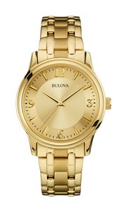 Bulova® Men's Corporate Collection Gold-tone Bracelet Watch