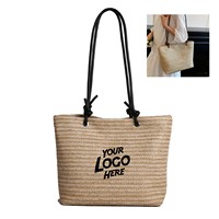 Lightweight Straw Woven Tote Bag - Bags