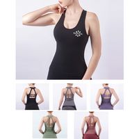 Women's Yoga Sports Bra Strappy Bralette Bra Short Sleeve Yoga Athletic Shirt(Model E) - Underwear, Tank Tops