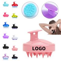Ergonomic Manual Hair Scalp Shampoo Brush - Massagers, Brushes