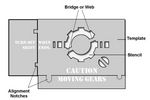 Custom Laser Cut Large Multi-Piece Acrylic Stencils & Templates (701 to 750 sq/in.)