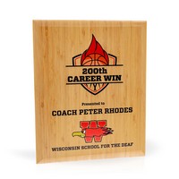 Zen Bamboo Plaque - Large