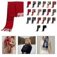 Winter Warm Cashmere Tassel Scarf - Scarves