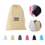 Non Woven Drawstring Storage Bag 12" x 16" Dustproof Travel Pouch