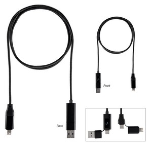100w Dual Input Fast Charging Cable