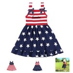 American Princess Cotton Blend Bow Knot Dress