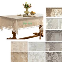 Table Cloth with Tassel - Polyester Kitchen - Cords