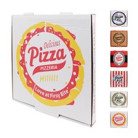 12" Full Color Custom Corrugated Pizza Box Food Package - Boxes