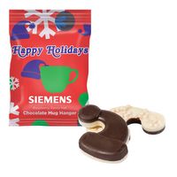 Holiday Mug Hanger- Raspberry Santa Hat