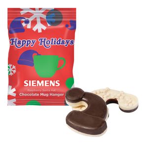 Holiday Mug Hanger- Raspberry Santa Hat