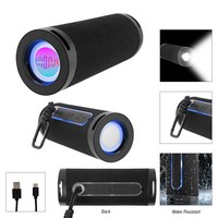 Wireless Barrel Speaker Flashlight