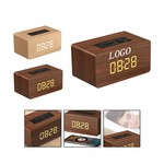 Wooden Finish Speaker Timepiece Combo