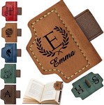 Leather Magnetic Bookmark Book Page Clip