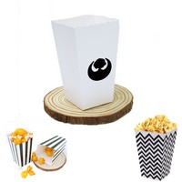 Food Grade Paper Popcorn Boxes Snack Party Packaging - Boxes