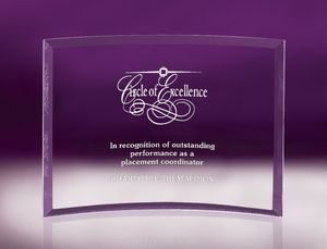 7" Bent Glass Award