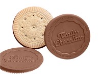 Four-Bite Sugar Cookie with Custom Engraved Chocolate (3.2 in.)