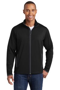 Sport-Tek® Sport-Wick® Stretch Contrast Full-Zip Jacket.