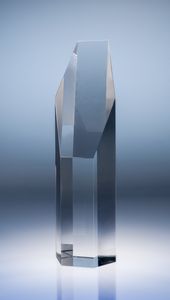 8" Pillar Crystal Award