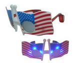 American Flag Flashing Glasses