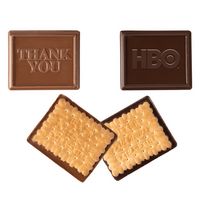 Rectangle Custom Molded Chocolate Cookie