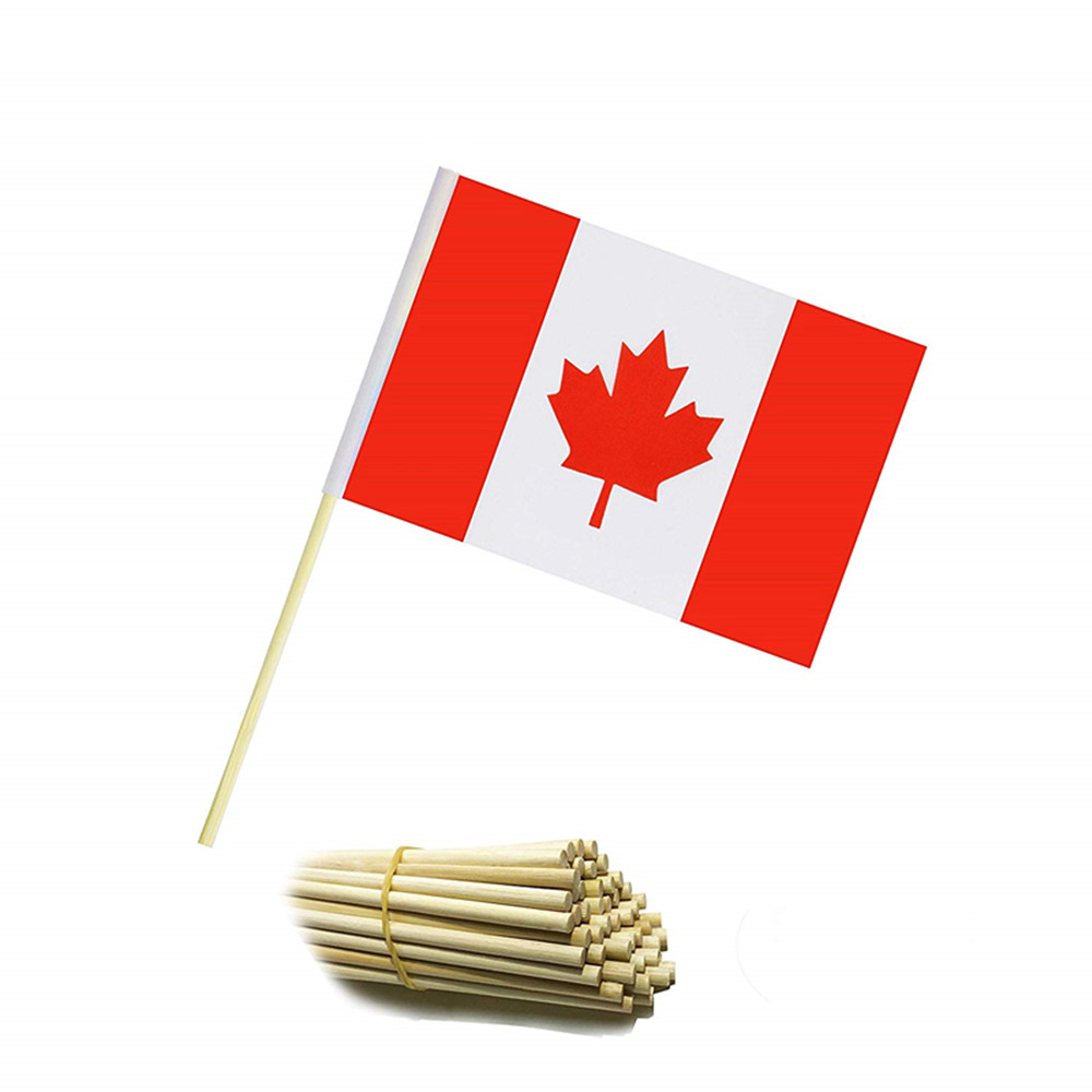 Hand Held Bamboo Stick Flag - Flags