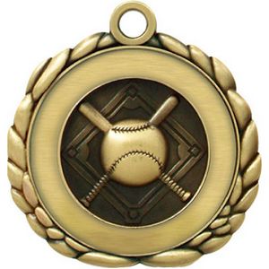 Baseball Quali-Craft Medallion (2-1/2")