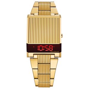 Bulova Men's Archive Series Digital LED Computron Bracelet Watch - Watches