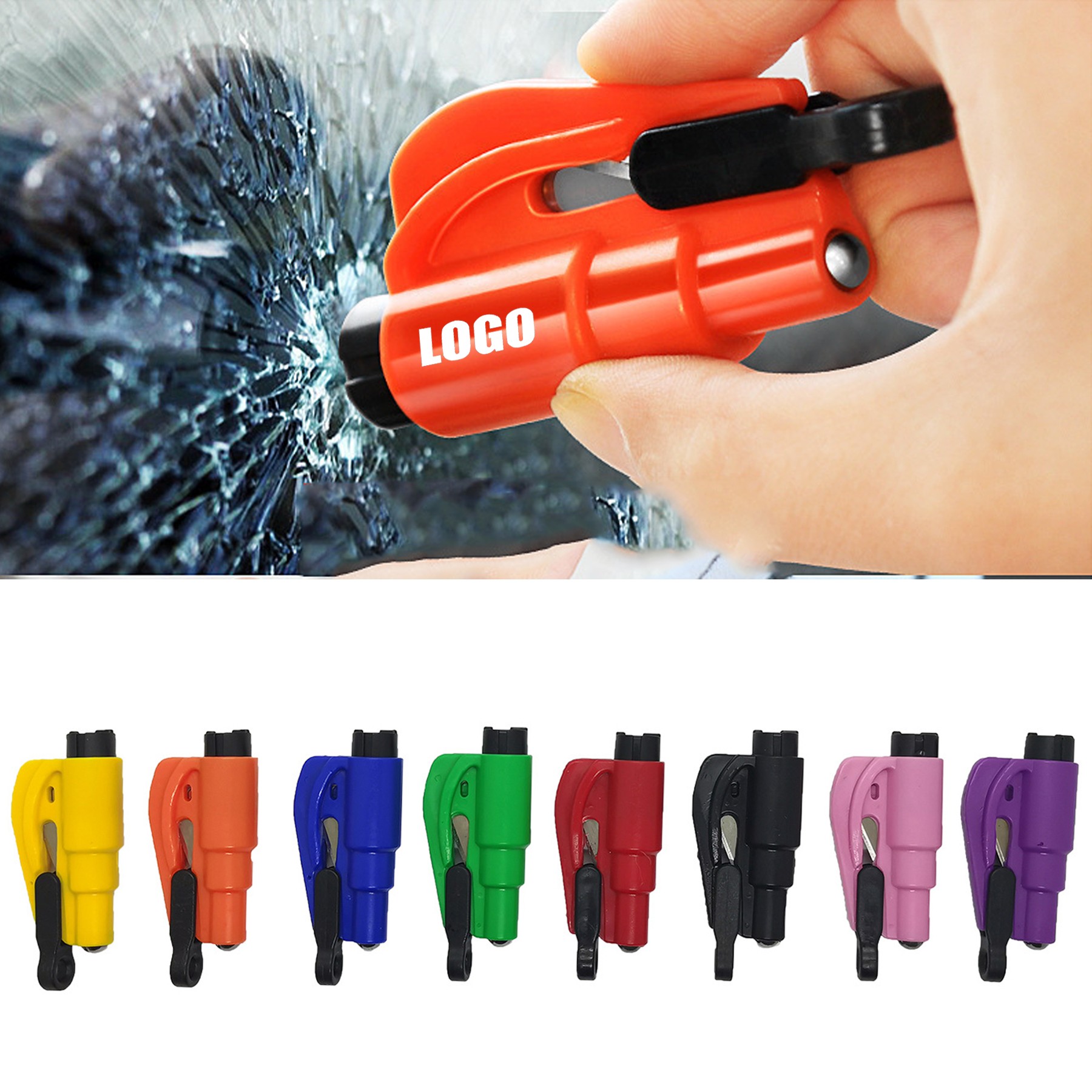 Emergency Hammer w/Belt Cutter - Knives, Tools